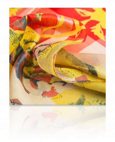 Палантин Женский SN-WATER.FL/RED